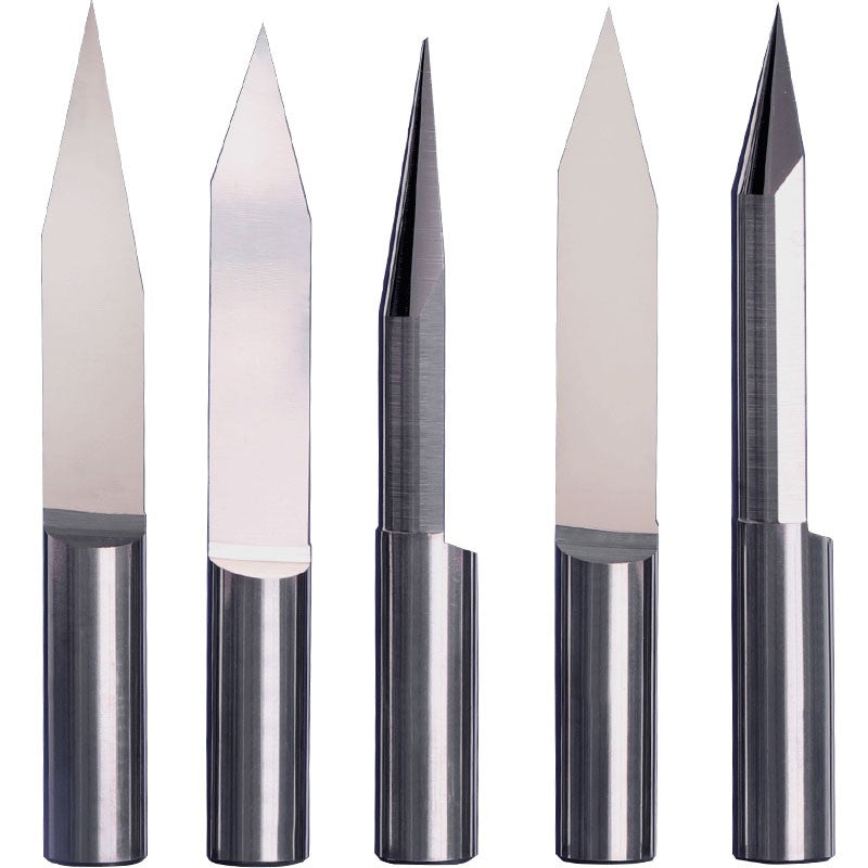 Flat-bottomed pointed knife (for non-metallic use)