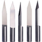 Flat-bottomed pointed knife (for metal use)