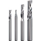 Single-flute spiral end mill (for metal use)